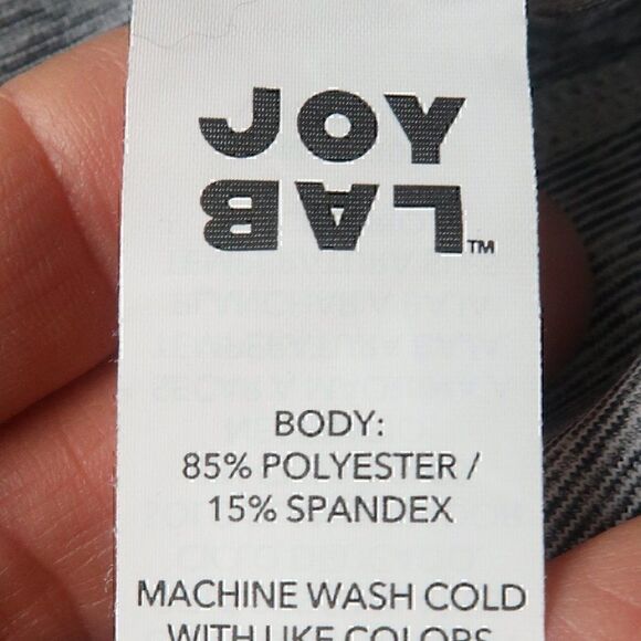 JOYLAB BLACK & WHITE HEATHER LEGGINGS SIZE XL WITH WAISTBAND POCKET - Picture 3 of 9